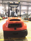 Customised All / Rough Terrain Forklift , 3.5 Ton Red Steel Atv Forklift