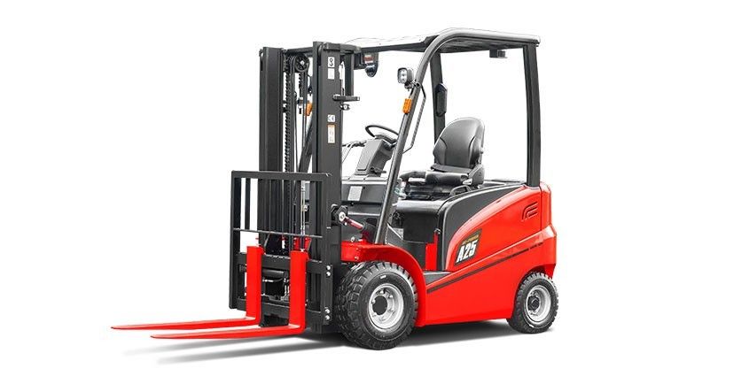 A Series 1.0 - 3.5 Ton Electric Forklift Truck Battery Fast Charged High Stability